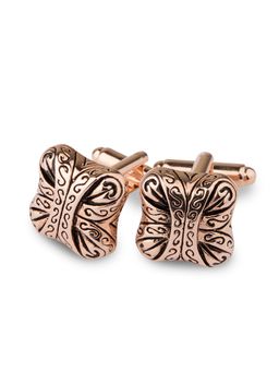 PELUCHE - Golden Cufflinks for Men