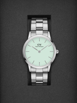 Daniel Wellington - Iconic Link Mint 36mm Green Dial Silver Unisex Watch