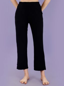 SOIE - Women's Mid Rise Ankle Length Soft Lounge Pants