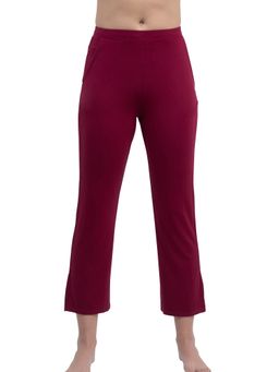 SOIE - Women's Mid Rise Ankle Length Soft Lounge Pants