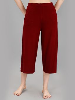 SOIE - Women's Mid Rise Flared Lounge Culottes