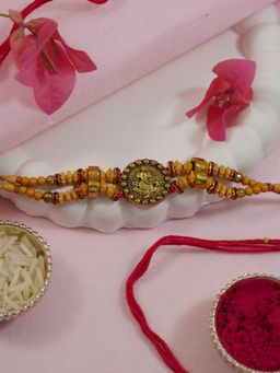 I Jewels - Classy Ganesha Rakhi Gift Set