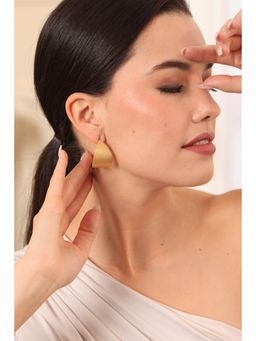 Royal Pitarah - Women Matte Gold Earrings