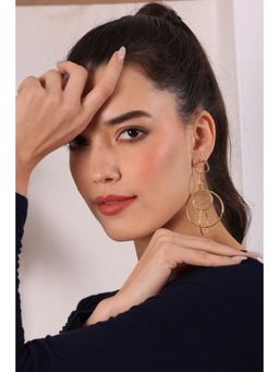 Royal Pitarah - Gold Multiple Link Drop Earrings