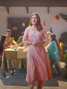 Sheetal Batra - Pink Kurta With Pant (Set of 2)