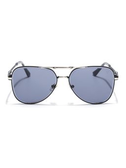 Voyage - Black Aviator Grey Sunglass 35018 (57)
