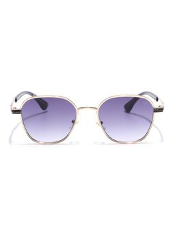 Voyage - Gold Square Grey Sunglass 35096 (50)