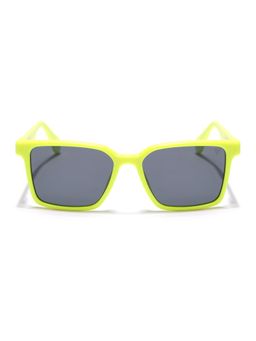 Voyage - Yellow Rectangle Black Sunglass 7112 (53)