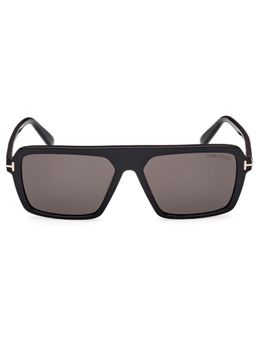 Tom Ford Eyewear - Grey Full Rim Sunglass FT1176 56 01A (56)
