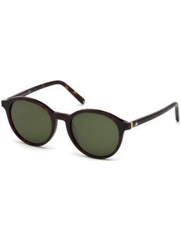 Montblanc - Brown/Havana Full Green Sunglass MB505S 52 52N (52)