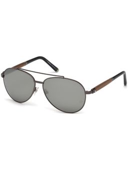 Montblanc - Silver/Grey Full Blue Sunglass MB518S 60 08C (60)