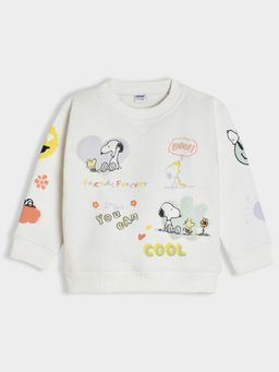 Mi Arcus - Peanuts Snoopy Printed & Patch Work Full Sleeves Sweatshirt