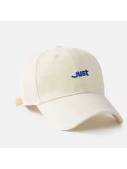 Drunken - Men Embroidered Cap-Off White