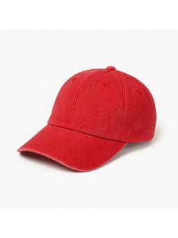 Drunken - Men Solid-Plain Cap - Red