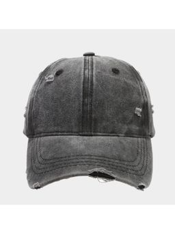 Drunken - Men Textured Cap - Dark Grey