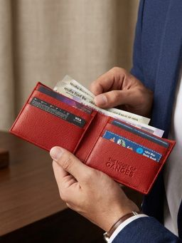The House Of Ganges - Thin Bifold Vegan Leather Men Wallet (S)