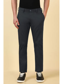 Allen Solly - Grey Solid Slim Fit Trouser