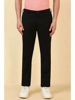 Allen Solly - Black Solid Slim Fit Trouser