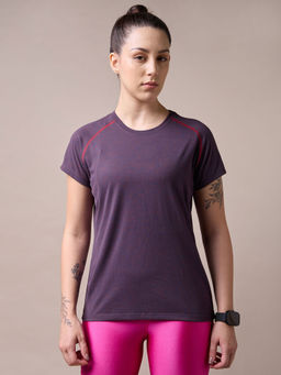 CULT - Muscle Flex Training Womens Purple T-Shirt