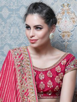 Odette - Luxuriant Gold Meenakari Ear Studs