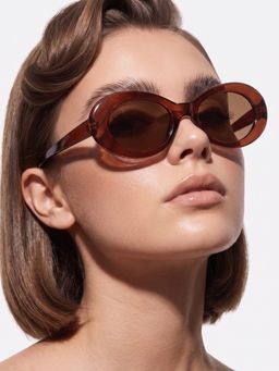 Twenty Dresses by Nykaa Fashion - Uv Protected Lens Brown Sunglasses