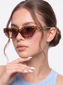 Twenty Dresses by Nykaa Fashion - Uv Protected Lens Brown Sunglasses