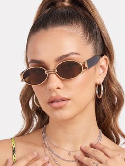 Twenty Dresses by Nykaa Fashion - Uv Protected Lens Brown Sunglasses