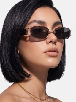 Twenty Dresses by Nykaa Fashion - Uv Protected Lens Black Sunglasses