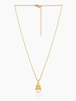 SWASHAA - Kid'S Tall Tots Giraffe 18K Gold Plated Necklace