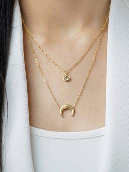 SWASHAA - California 18K Gold Plated Necklace