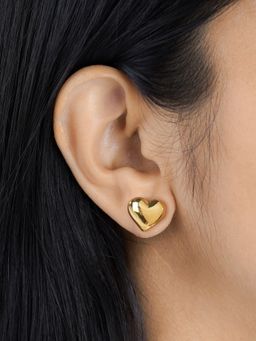 SWASHAA - Women's Zena Heart Stud Earrings