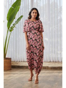 Pasha India - Multi-Color Diamond Cut Jumpsuit