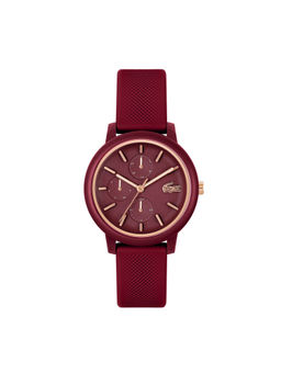 Lacoste - Women Quartz Red Round Shape Dial Watch - 2001328 (M)