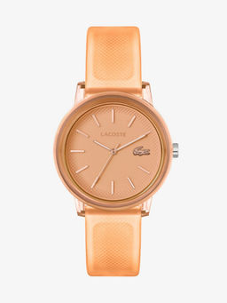 Lacoste - Women Quartz Orange Round Shape Dial Watch - 2001361 (M)