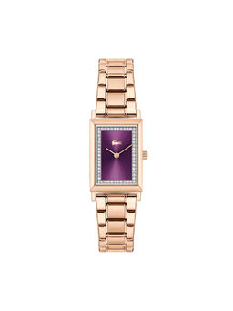 Lacoste - Women Quartz Purple Rectangular Shape Dial Watch - 2001405 (M)