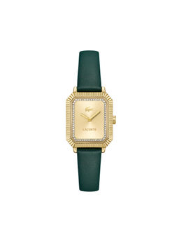 Lacoste - Women Quartz Gold Rectangular Shape Dial Watch - 2001442 (M)