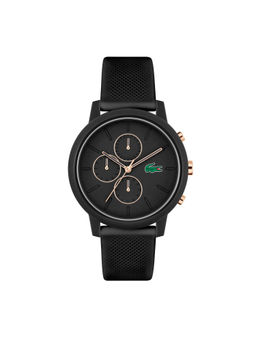 Lacoste - Men Quartz Black Round Shape Dial Watch - 2011247 (M)