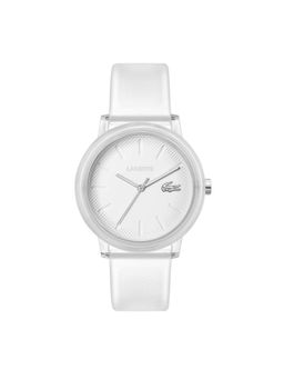 Lacoste - Men Quartz White Round Shape Dial Watch - 2011317 (M)