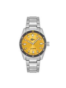 Lacoste - Men Quartz Yellow Round Shape Dial Watch - 2011426 (M)