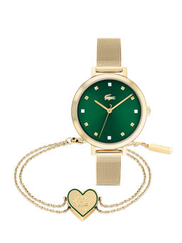 Lacoste - Women Quartz Green Round Shape Dial Watch - 2070029 (M)
