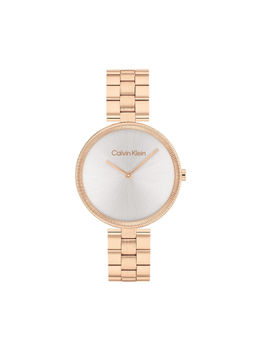 Calvin Klein - Women Quartz Silver Round Shape Dial Watch - 25100013 (M)