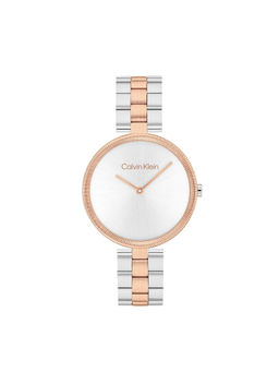 Calvin Klein - Women Quartz Silver Round Shape Dial Watch - 25100040 (M)