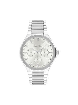 Calvin Klein - Women Quartz Silver Round Shape Dial Watch - 25100054 (M)