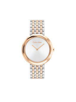 Calvin Klein - Women Quartz White Round Shape Dial Watch - 25100070 (M)