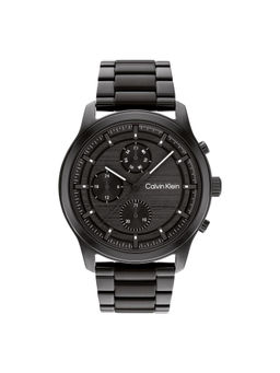 Calvin Klein - Men Quartz Black Round Shape Dial Watch - 25200209 (M)