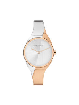 Calvin Klein - Women Quartz Silver Round Shape Dial Watch - 25200237 (M)