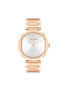 Calvin Klein - Women Quartz Silver Round Shape Dial Watch - 25200253 (M)