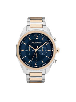 Calvin Klein - Men Quartz Navy Blue Round Shape Dial Watch - 25200265 (M)