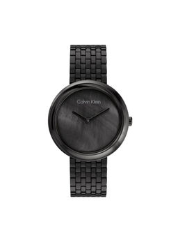 Calvin Klein - Women Quartz Black Round Shape Dial Watch - 25200323 (M)