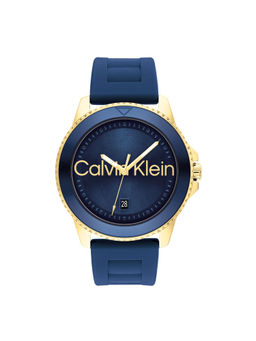 Calvin Klein - Men Quartz Navy Blue Round Shape Dial Watch - 25200425 (M)